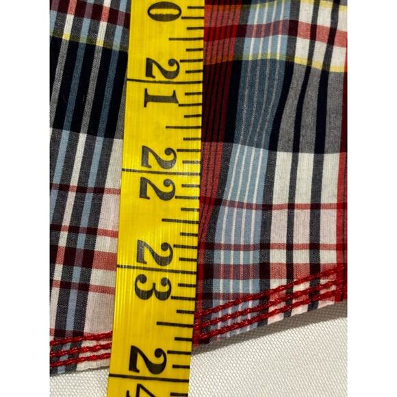 Tommy Hilfiger Plaid Western Nautical Long Sleeve Women’s Sz L Shirt Preppy Chic - Picture 7 of 7